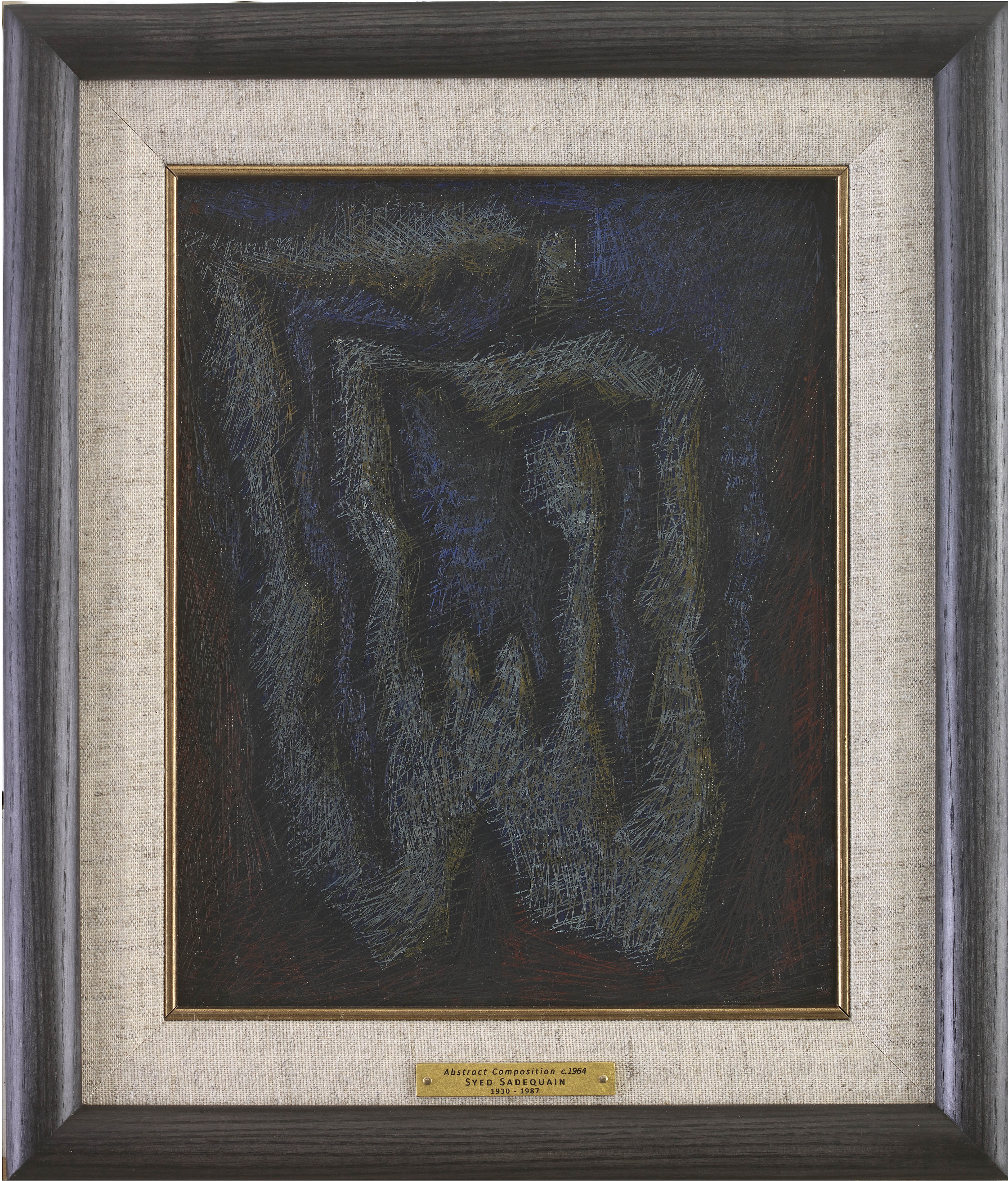 972480 Abstract Composition, c.1964, framed